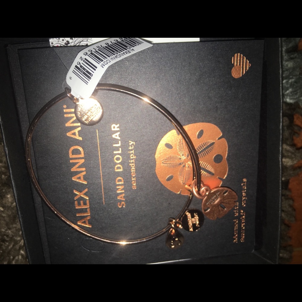Alex and Ani Sand Dollar Bracelet